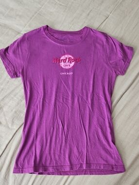 Hard Rock Cafe Purple Magenta T-Shirt